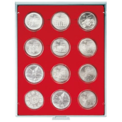 LINDNER box monnaies avec 12 alvéoles ronds de 54 mm. pour capsules de...