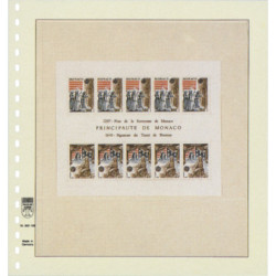 LINDNER paquet (10) feuilles T-blanco avec 1 case