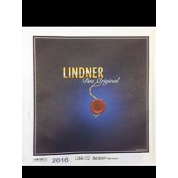 LINDNER supplement feuilles pour timbres-poste Belgique carnets 2016