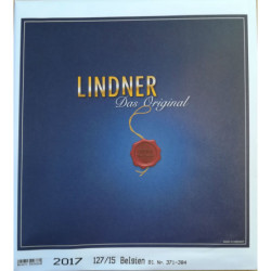 LINDNER supplement pour timbres-poste Belgique 2017