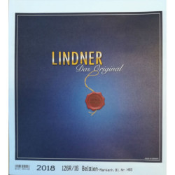 LINDNER supplement feuilles pour timbres-poste Belgique carnets 2018
