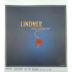 LINDNER supplement postzegelbladen België 2020