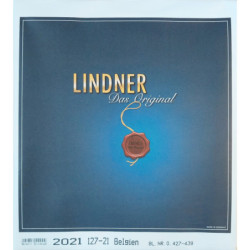 LINDNER supplement postzegelbladen België 2021