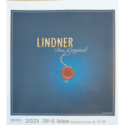 LINDNER supplement feuilles pour timbres-poste Belgique carnets 2021