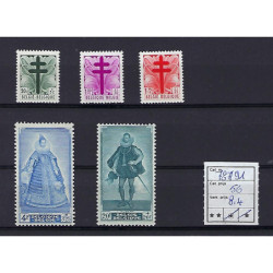 Postzegel België OBP 787-91