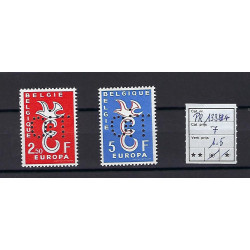 Postzegel België OBP PR133-34