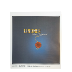 LINDNER supplement feuilles pour timbres-poste Belgique carnets 2022