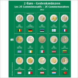 SAFE voordrukblad voor 2€ munten blad N°30 (2022)