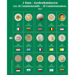 SAFE voordrukblad voor 2€ munten blad N°32 (2022)