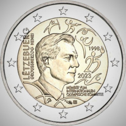 Pièce 2 euro commémorative Luxembourg 2023 "Olympic committee" (UNC)