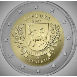 Pièce 2 euro commémorative Lituanie 2022 "Suvalkija" (UNC)