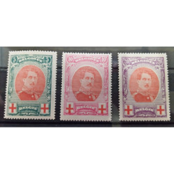 Postzegel België OBP 132-134
