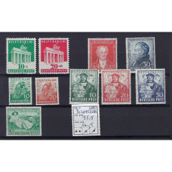Postzegel Duitsland nr. 69-70-71-81