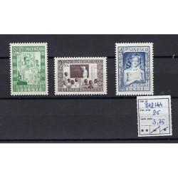 Postzegel België OBP 842-44