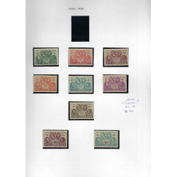 Postzegel Congo 185-91-192-93