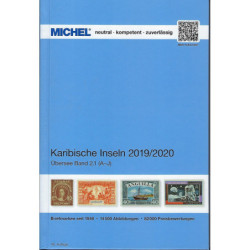 Michel catalogue timbres d'outremer Iles Caraibes volume 1 (A/J) (UK2/1)