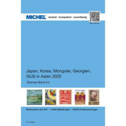 Michel postzegelcatalogus overzee zegels van Japan, Korea, Mongolië, GOS...