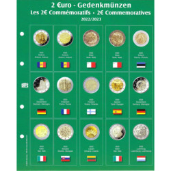 SAFE voordrukblad voor 2€ munten blad N°33 (2022-2023)