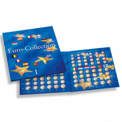 Leuchtturm collector en carton pour des séries de pièces euro (1ct -...
