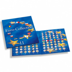 Leuchtturm collector en carton pour des séries de pièces euro (1ct -...