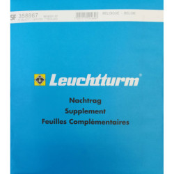 Leuchtturm supplement postzegelbladen België 2017