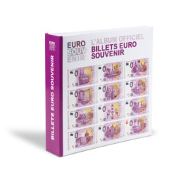 Leuchtturm album pour billets O-EURO souvenir