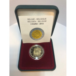 2 Euro herdenkingsmunt België 2012 "10 jaar EURO" (QP)