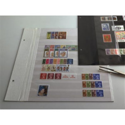 DAVO feuille classeur pour timbres couleur noir (N10) par pièce