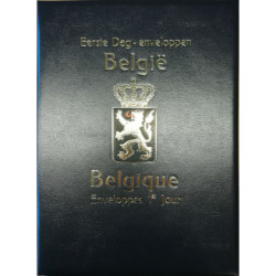 DAVO album luxe FDC-G (first day covers) Belgique