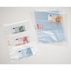 DAVO pak (10) bladen BB3 met 3 vakken voor bankbiljetten