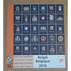 DAVO standaard-luxe supplement Belgie 2016 1A (zegels en blokken)