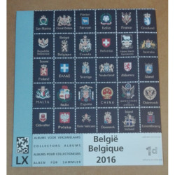 DAVO supplement luxe Belgique 2016 1D (feuillets)