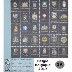 DAVO luxe supplement Belgie 2017 1A (zegels en blokken)