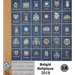 DAVO supplement standard-luxe Belgique 2018 1A (timbres et blocs)