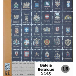 DAVO supplement standard-luxe Belgique 2019 1B (timbres isolés de blocs...