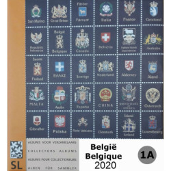 DAVO supplement standard-luxe Belgique 2020 1A (timbres et blocs)