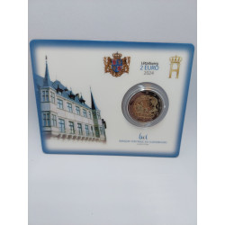 2 Euro herdenkingsmunt Luxemburg 2024 "Willem II in coincard" (coincard)