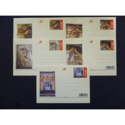 Belgische briefkaarten BK129-133