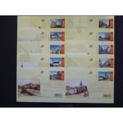 Belgische briefkaarten BK134-143