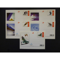 Belgische briefkaarten BK144-148