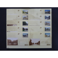 Belgische briefkaarten BK160-169