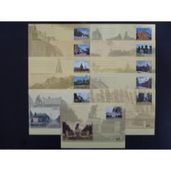 Belgische briefkaarten BK234-244