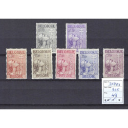 Postzegel België OBP 377-83