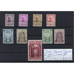 Postzegel België OBP 374A-K