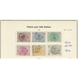 Postzegel België OBP TR1-6