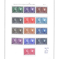 Postzegel België OBP 221-33