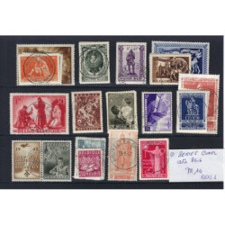 Série timbres oblitéré 1