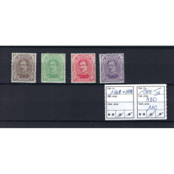 Postzegel België OBP 136B-39B