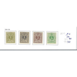 Postzegel België OBP 42-45